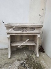 LAVANDINO LAVATOIO LAVABO CON BASI FONTANA VASCA DA GIARDINO CEMENTO PER ESTERNO