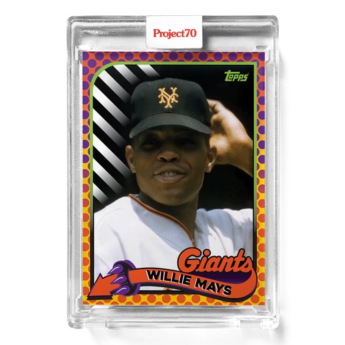 2021 Topps Project 70~1989 Willie Mays #620~ By Claw Money PR:659