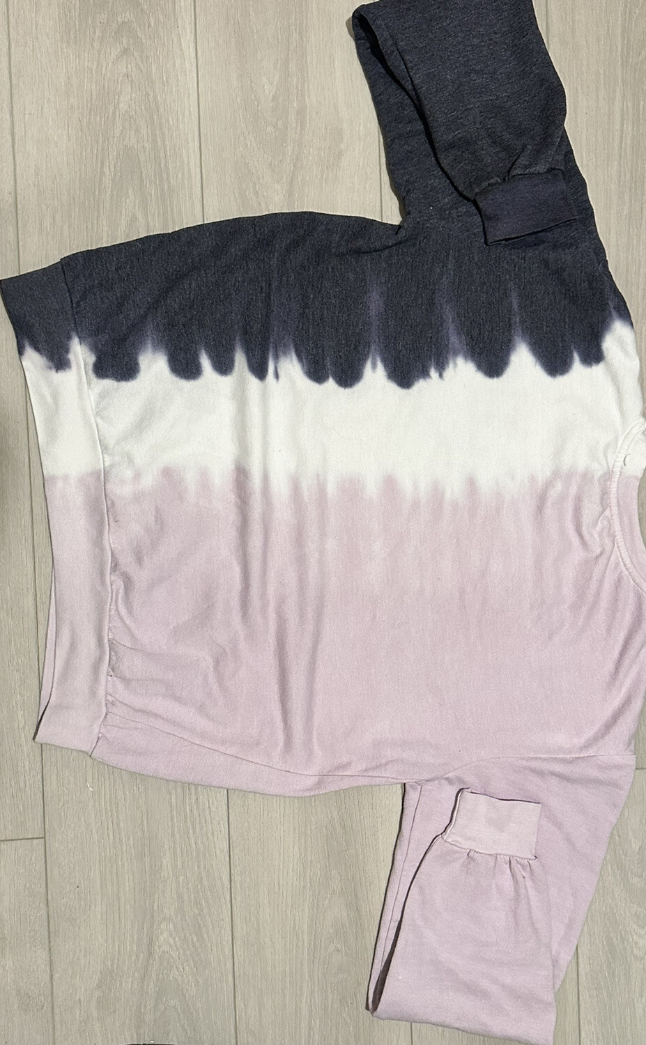 Nirvana Sweatshirt Pullover Split Dyed Size Large - image 5