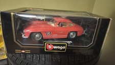 Burago 1954 Red Mercedes-Benz 300SL 1:18 Diecast