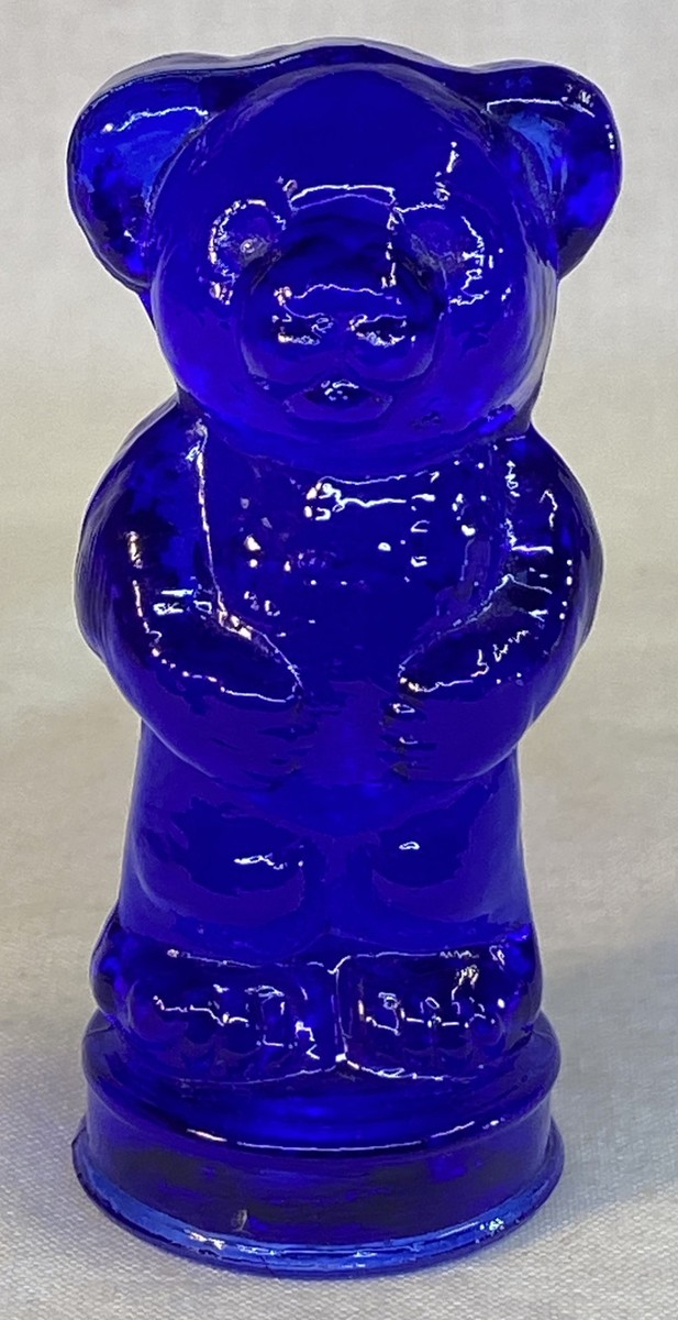 【ウランガラス】Vintage Boyd Glass Andy The Bear Boyd Art Glass 