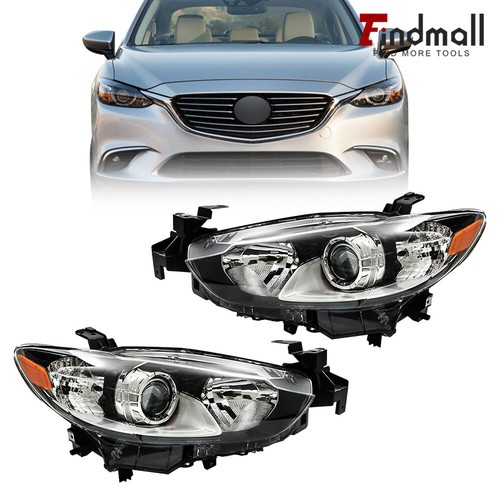 2014 2015 2016 2017 For Mazda 6 RH + LH Passenger Headlamp Halogen new - Picture 9 of 10