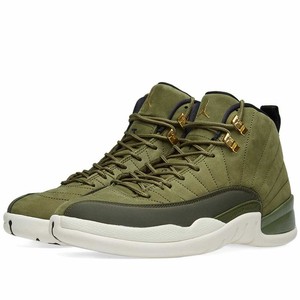 olive green 12 jordans