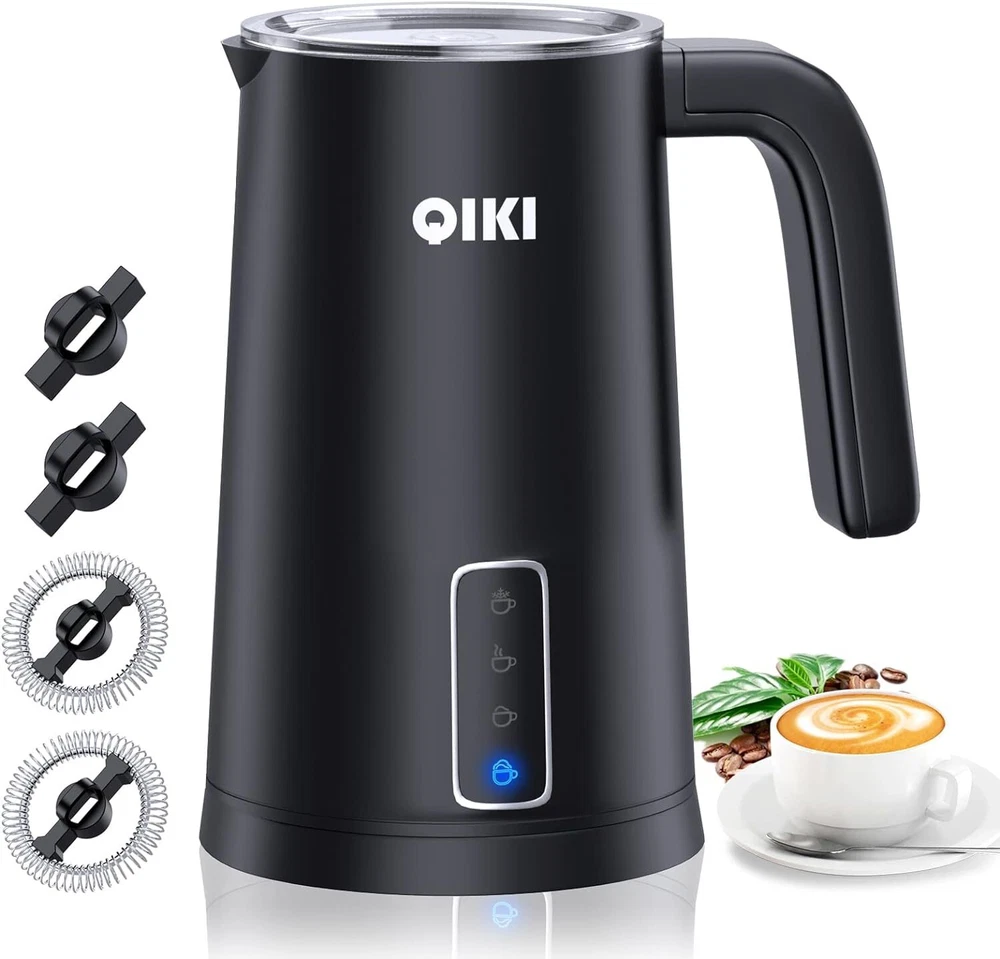 Milk Frother, 4-in-1 Multifunction Electric Milk Steamer, Automatic Hot & Milk Frother, 4-in-1 Multifunction Electric Milk Steamer, Automatic Hot &