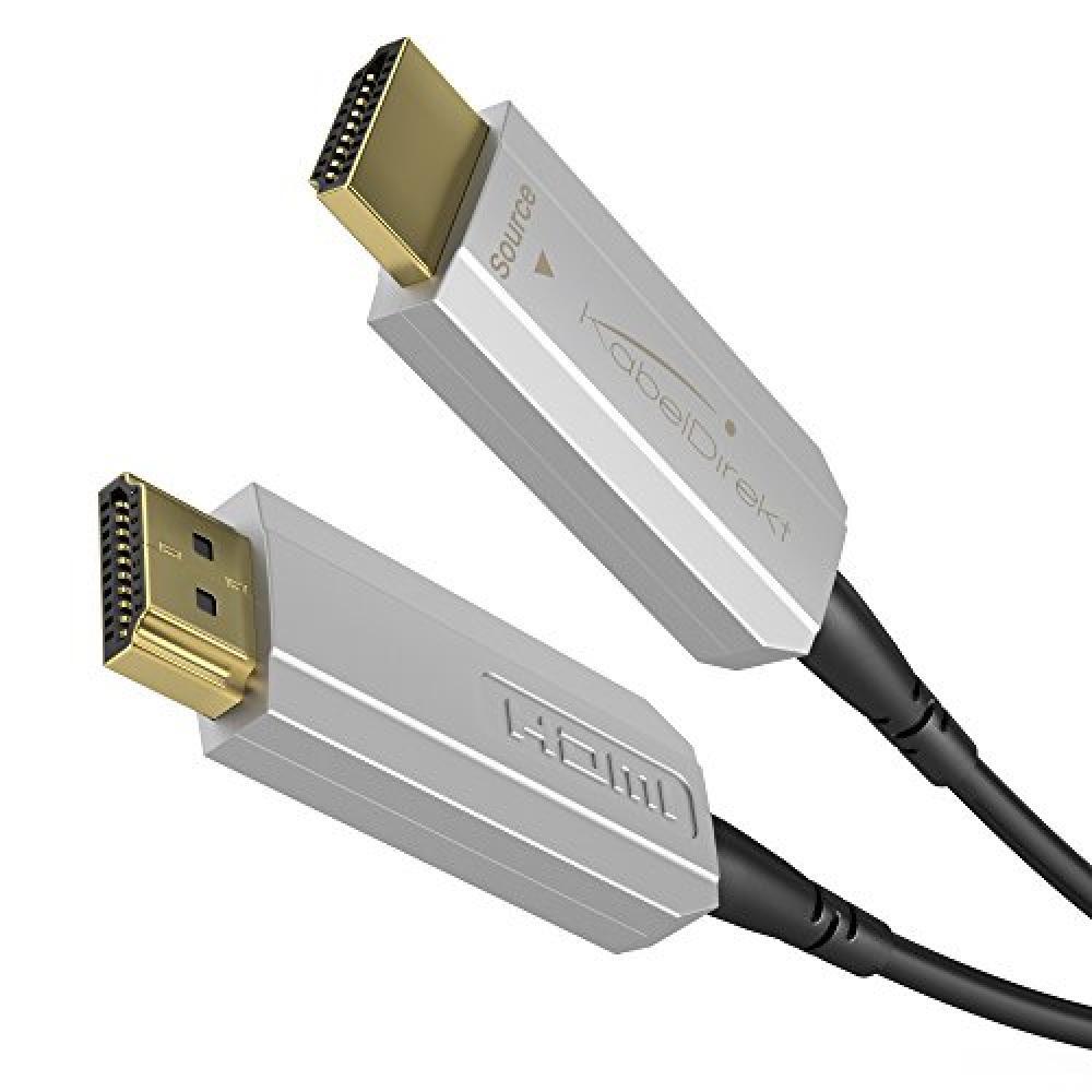 (TG. 50m) KabelDirekt 50m Cavo HDMI Ottico, Compatibile con (HDMI 2.0a/b, 2.0, 1