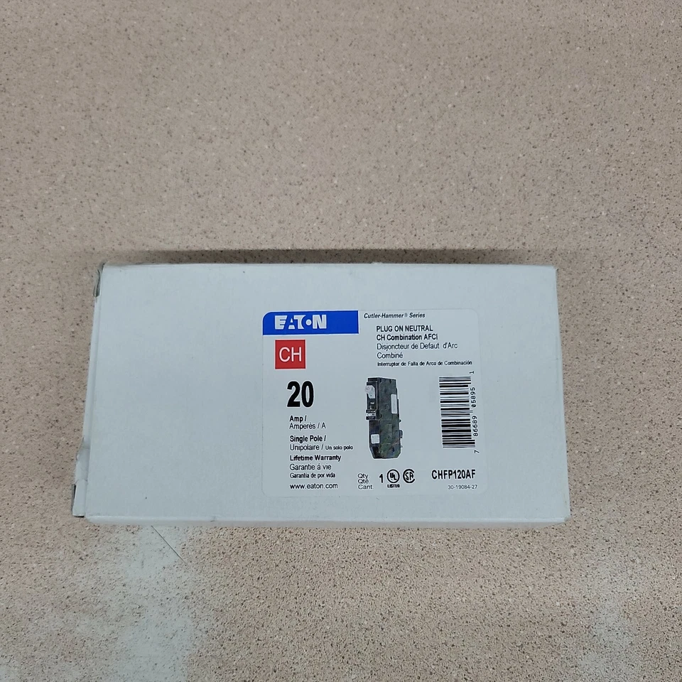 Eaton Cutler Hammer CHFP120AF SAME AS CHFCAF120PN AFCI Arc Fault 20 Amp