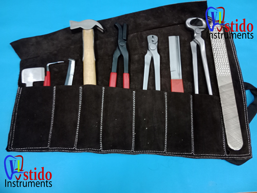 Heavy Duty Professional Horse Care Farrier Tool Kit Hoof Clincher Nipper RASP - Picture 2 of 4
