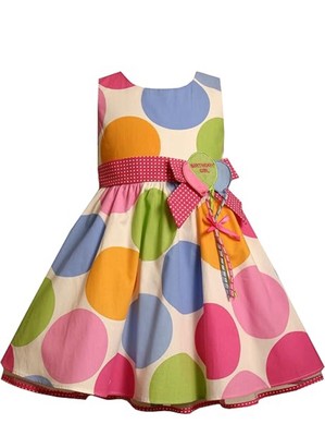 bonnie jean polka dot birthday dress Kenny Dress main image 0