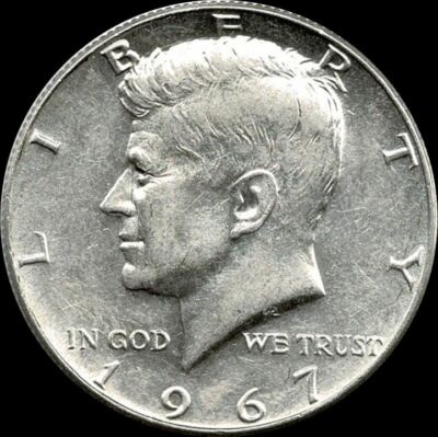 1967年 ケネディ半ドル 18枚 1967年 ケネディ半ドル 18枚 1967 Kennedy Half Dollar US Error