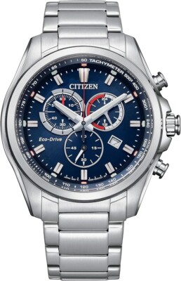 2点フルオーダー0905 CITIZEN AT2131-56L BLUE DIAL SILVER STAINLESS STEEL BRACELET MENS