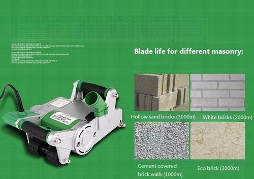Electric Wall Chaser Concrete Tile Cutter Notcher Groove Cutting Machine 220V - Picture 3 of 10