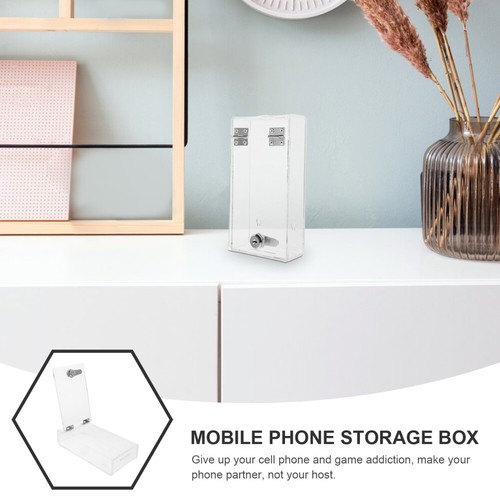 Electronic Phone Storage Locker Transparent Design For Emergency Calls - Afbeelding 7 van 12