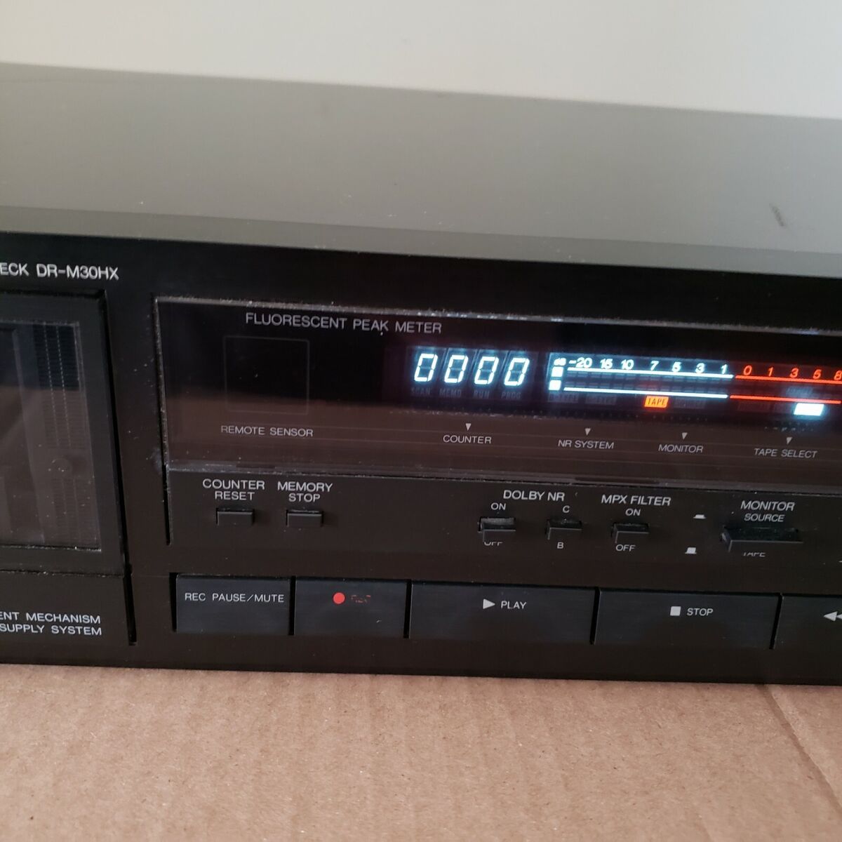 Denon DR-M30HX Cassette Deck 3-Head CL Dual Capstan Untested Denon DR-M30HX Cassette Deck 3-Head CL Dual Capstan Untested