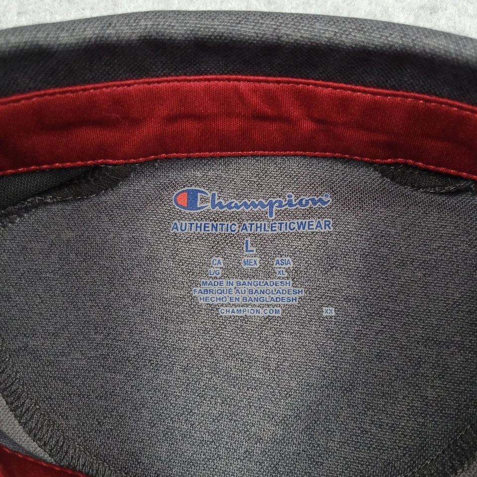 South Carolina Gamecocks Shirt Men Large Gray NCAA Logo Polo Performance Stretch - Image 4 of 4