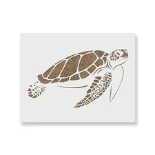 Sea Turtle Stencil - Durable & Reusable Mylar Stencils