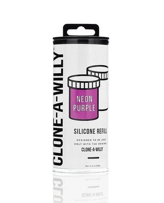 Clone A Willy Silicone Refill-Neon Purple