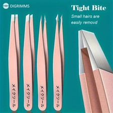 1/4pcs Set Professional Eyebrow Hair Removal Splinter Tweezers Set Perfect For V