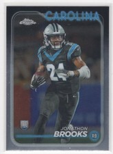 #216 Jonathon Brooks 2024 Topps Chrome RC Carolina Panthers