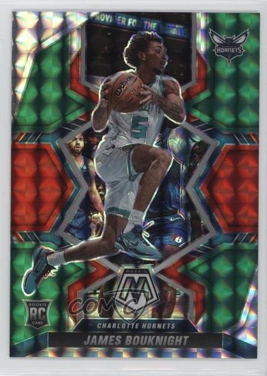 2021-22 Panini Mosaic Rookies Choice Red & Green Prizm James Bouknight #202 k6j