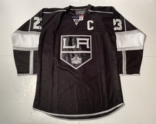 Dustin Brown LA Kings Authentic Hockey Jersey C Captain Reebok CCM Center Ice 54