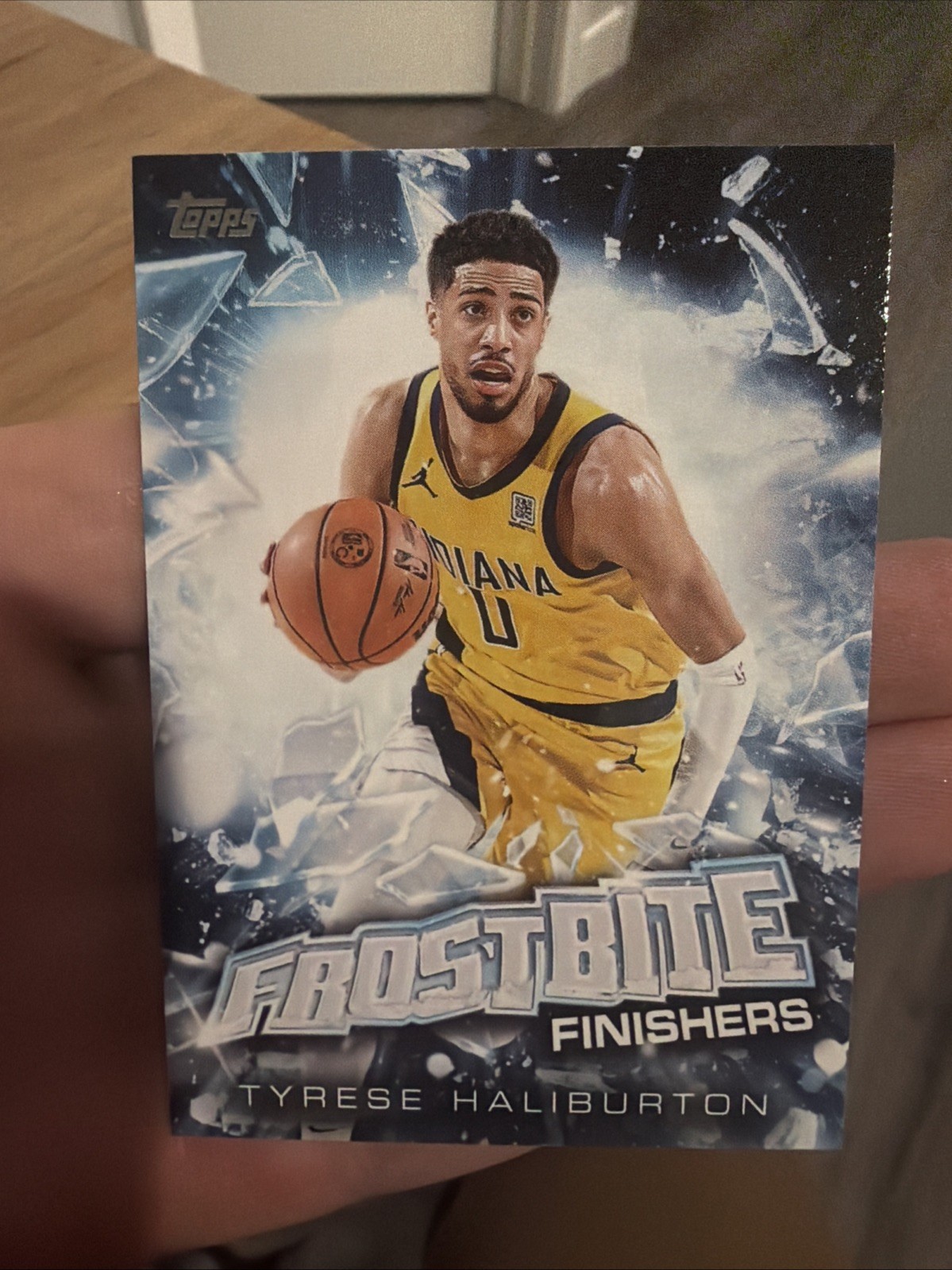 Tyrese Haliburton 2025 NBA Topps Holiday FROSTBITE FINISHERS CASE HIT!!!!