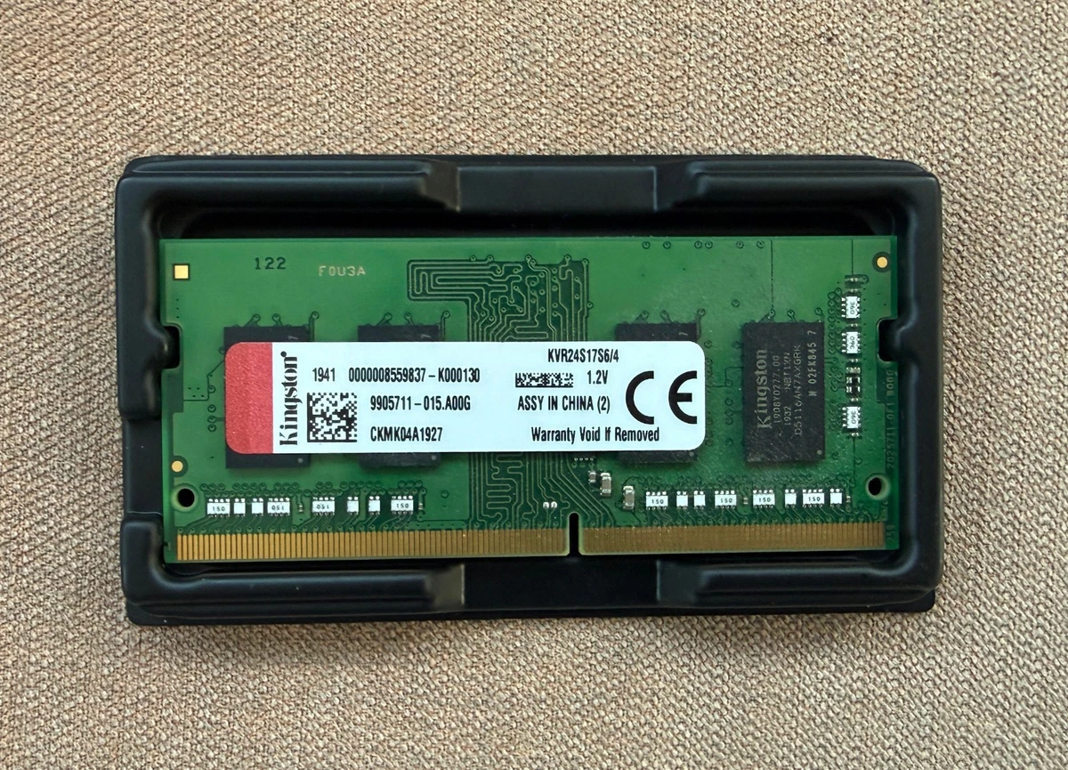 Kingston DDR4 SDRAM 4 GB Capacity per Module Memory (RAM) for sale