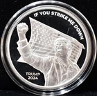 2024 If You Strike Me Down Silver Shield 1 Troy oz .999 Proof Round BOX & COA