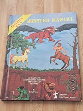 Advanced Dungeons and Dragons Monster Hardcover, by Gary Gygax - 1979 4th Printi