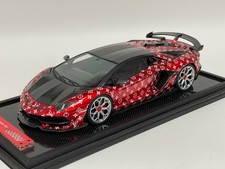 1/18 IVY Lamborghini Aventador SVJ Novitec Red LV on Carbon Base 30 pcs SE1129
