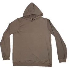 SKIMS Stretch Lounge Hoodie Women  s M Pullover Sweatshirt Taupe