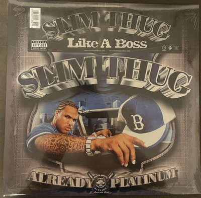 Slim Thug- Like A Boss / Already Platinum- 12'' Vinyl - Brand New Sealed