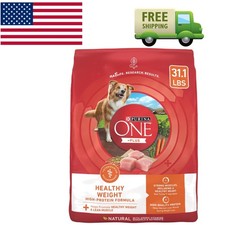 Healthy Weight Dry Dog Food for Adults, High Protein with Real Turkey,31.1lb Bag