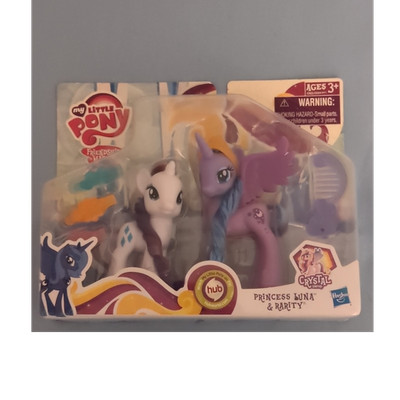 Hasbro My Little Pony Friendship Is Magic Luna & Rarity Figure Set Boxed