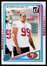 2025 Donruss #355 Alfred Collins San Francisco 49ers