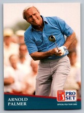 1991 PRO SET GOLF CARD #220 ARNOLD PALMER