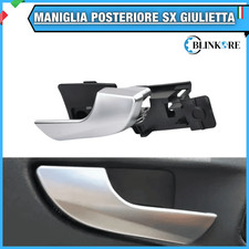 MANIGLIA INTERNA POSTERIORE LATO SINISTRO SX ALFA ROMEO GIULIETTA SATINATA
