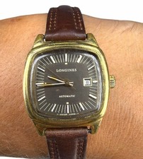 Reloj automático para hombre Longines Conquest 1969/70 vintage estuche TV 28 mm funcionando