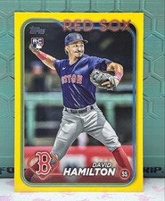 2024 Topps Series 1 - David Hamilton #202 Yellow (RC)