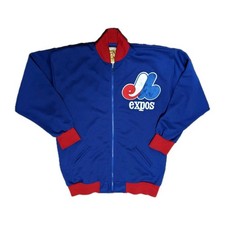 Montreal Expos Jacket XXL Mitchell And Ness MLB Starter Chalkline Raines Carter