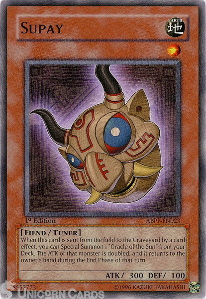ABPF-EN023 Supay Common 1st Edition Mint Yu-Gi-Oh! Card