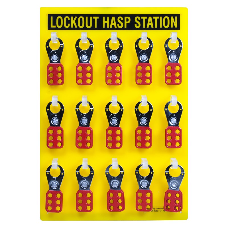 Lockout Lock ES-HASP-HANGER-Complete Hasp Station & Accessories