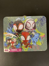 Marvel Spidey Amazing Friends 48pc Dino-Web 12.5"x15" Jigsaw Puzzle  Lunchbox