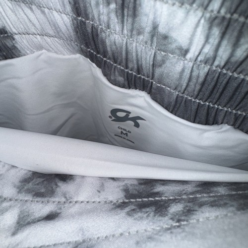 GK Elite Tie Dye Gray & White Warmup Set - Matching Hoodie L & Shorts Youth MED - Picture 4 of 4