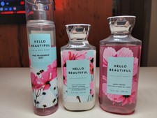 USED Bath and Body Works Hello Beautiful Bundle