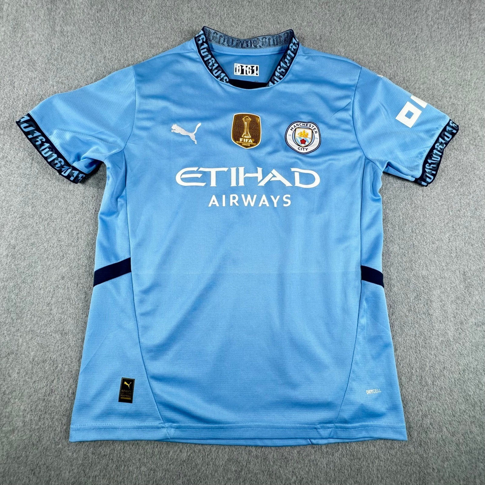 Puma Manchester City Erling Haaland #9 L Sky Blue Soccer Jersey
