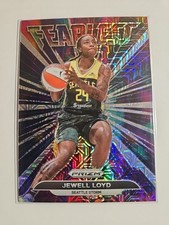 2022 Panini Prizm WNBA JEWELL LOYD #10 FEARLESS SILVER MOJO PRIZM #6/25 STORM