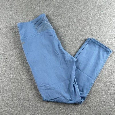 Fabletics Women Leggings Motion365 28x23 M or S? Baby Blue Yoga Phone Pocket