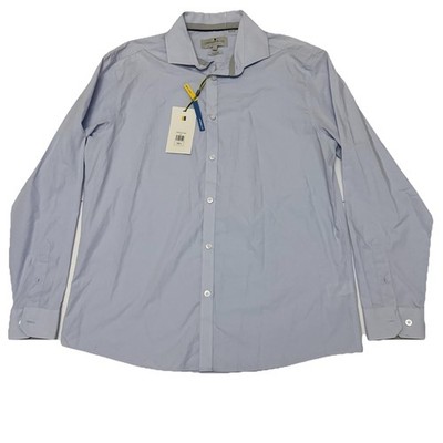 Larsson & Co Spirit  Of Scandinavia Blue Sky Men's  Shirt Sz 16.5  Modern  Fit