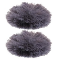 2PCS Replacement Microphone Cover 1cm Lavalier Microphone Wind Screen Cover