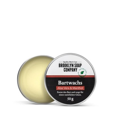 Brooklyn Soap Company Bartwachs 50g Naturwachs Starker Halt Glanz